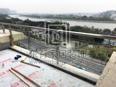 金沙洲江悅灣陳先生陽臺玻璃欄桿 LG-053