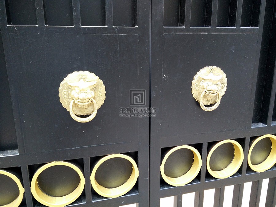 新世界花園不銹鋼噴漆庭院大門 DM-005 新世界花園不銹鋼噴漆庭院大門 DM-005