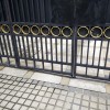 新世界花園不銹鋼噴漆大門  DM-005