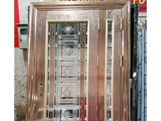 玫瑰金防盜門 DM-014