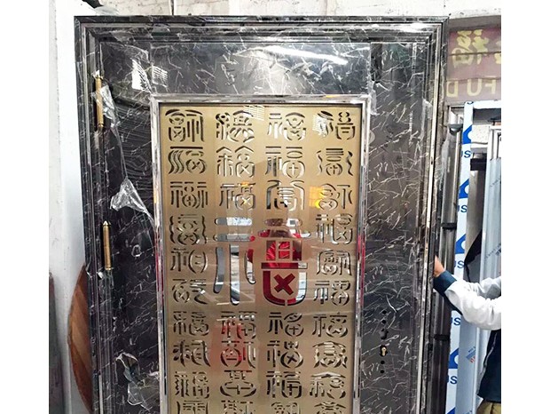 豪華不銹鋼門  DM-017