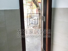 二沙島別墅不銹鋼仿木門 DM-020
