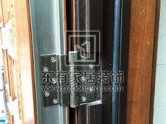 二沙島別墅不銹鋼仿木門 DM-020