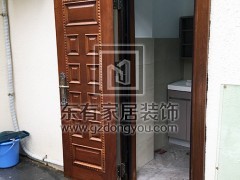 二沙島別墅不銹鋼仿木門 DM-020