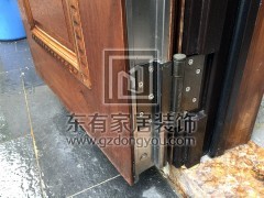 二沙島別墅不銹鋼仿木門 DM-020