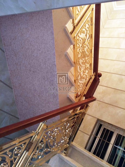 鋁合金鈦金樓梯扶手 FS-055