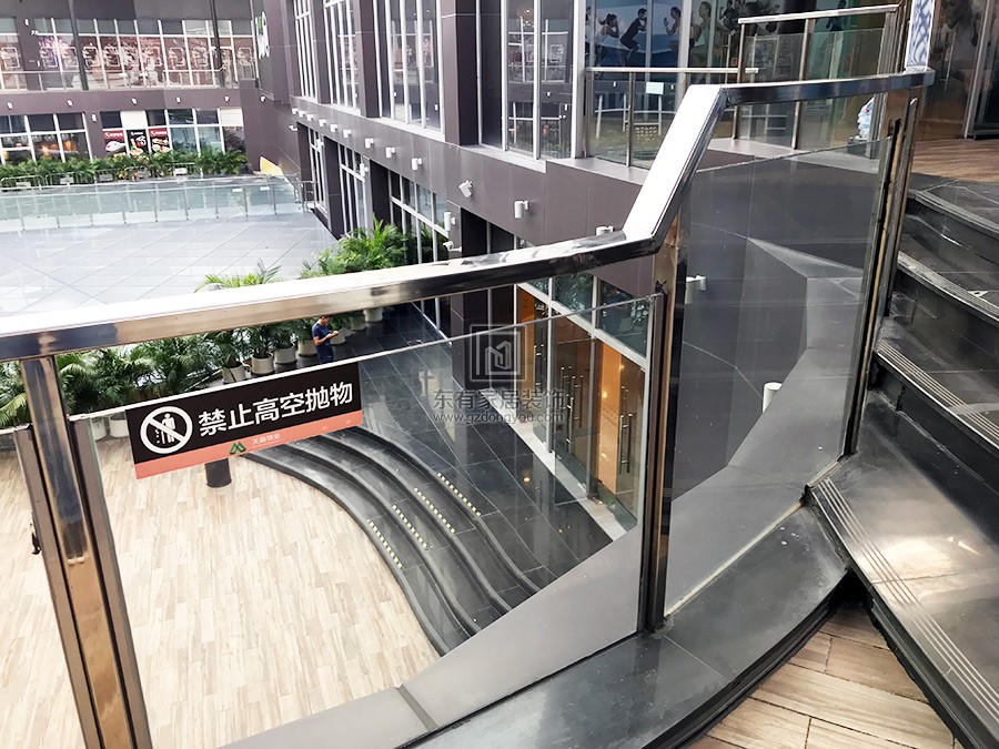 商場不銹鋼玻璃欄桿 LG-066