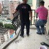 悅安花園宋小姐陽臺烤漆不銹鋼護欄 LG-074