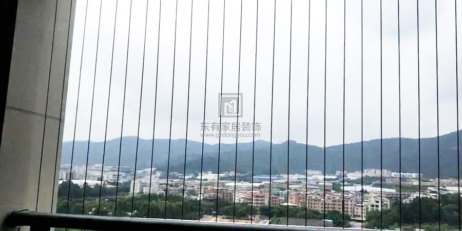 實地常春藤3期陽臺隱形防盜網 FDW-036