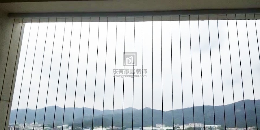 實地常春藤3期陽臺隱形防盜網 FDW-036