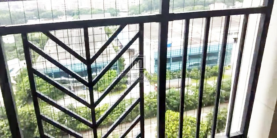 實地常春藤3期陽臺隱形防盜網 FDW-036