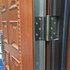 二沙島別墅不銹鋼仿木門 DM-020