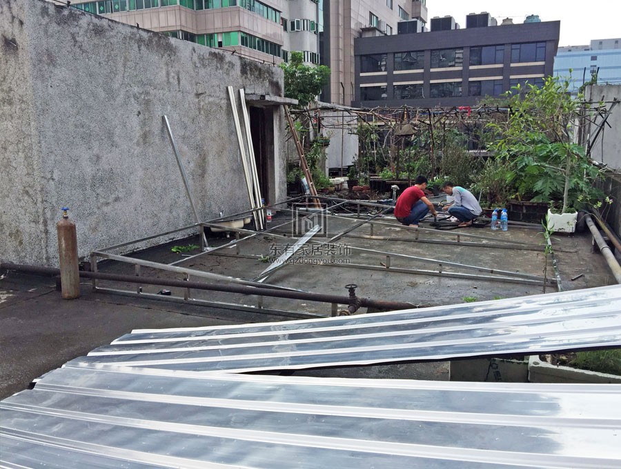 北京路劉小姐不銹鋼雨棚 YP-001