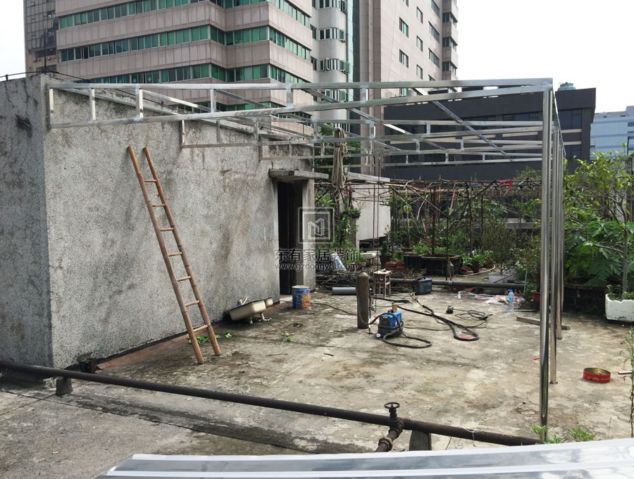 北京路劉小姐不銹鋼雨棚 YP-001