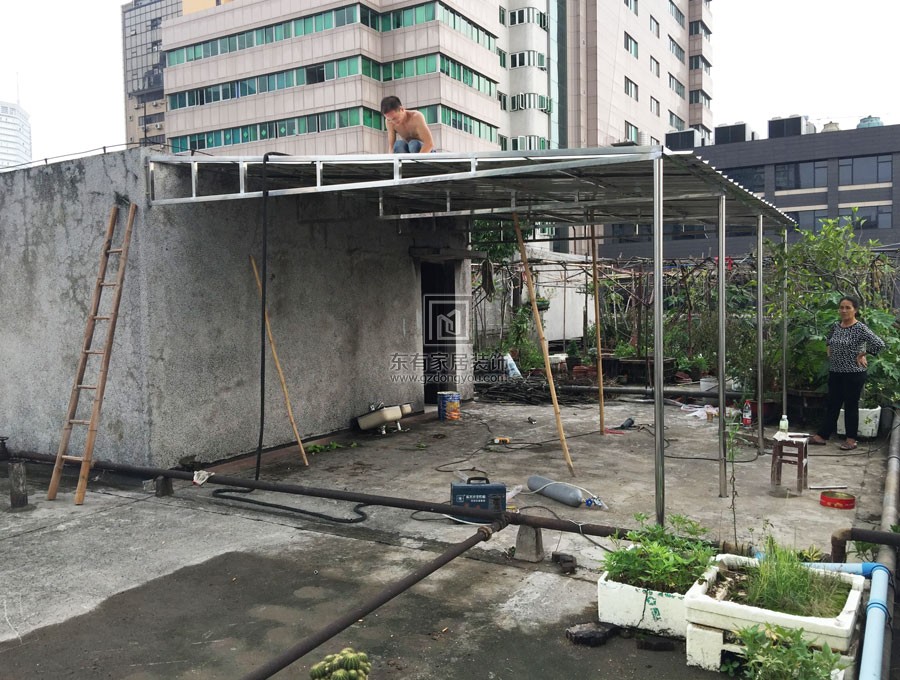 北京路劉小姐不銹鋼雨棚 YP-001