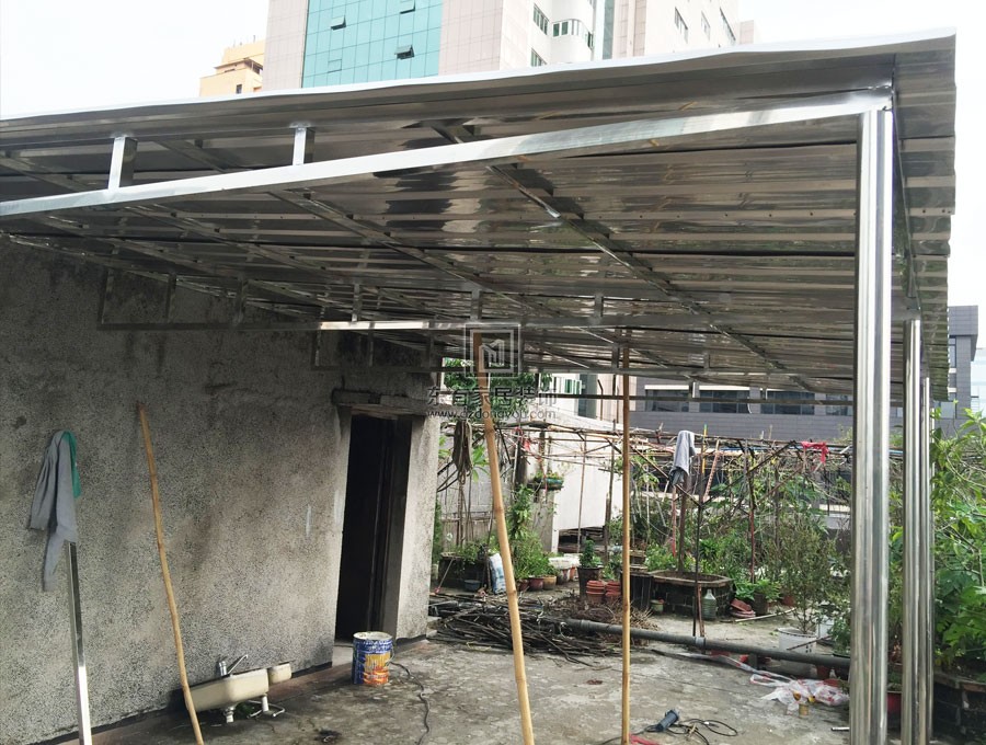 北京路劉小姐不銹鋼雨棚 YP-001