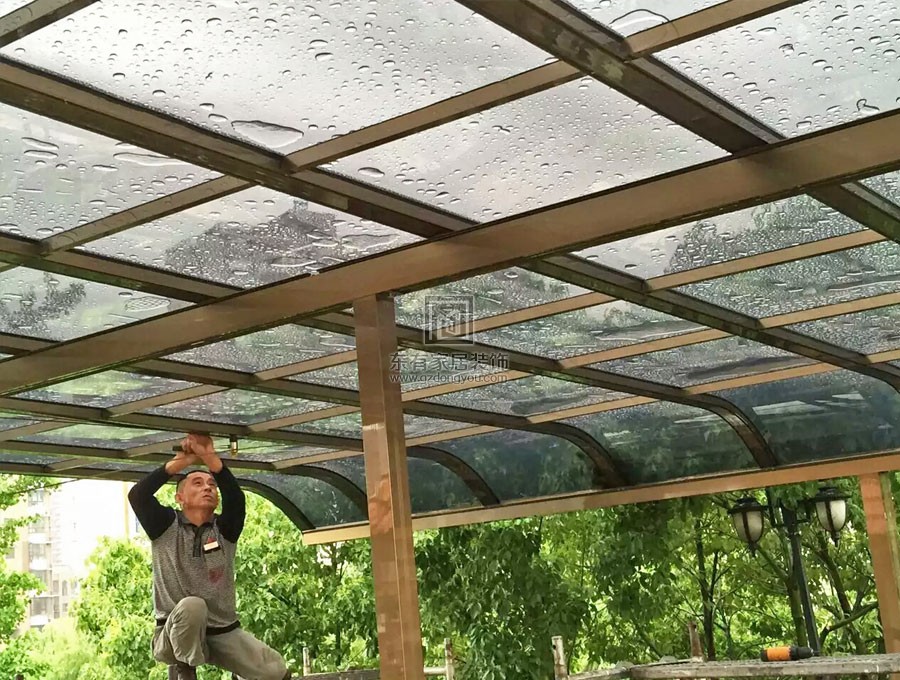 別墅鋁合金雨棚 YP-020 別墅鋁合金雨棚 YP-020
