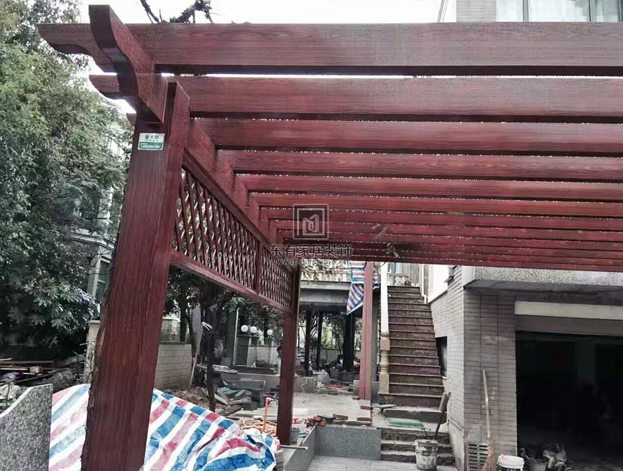 仿木鋁合金雨棚 YP-023