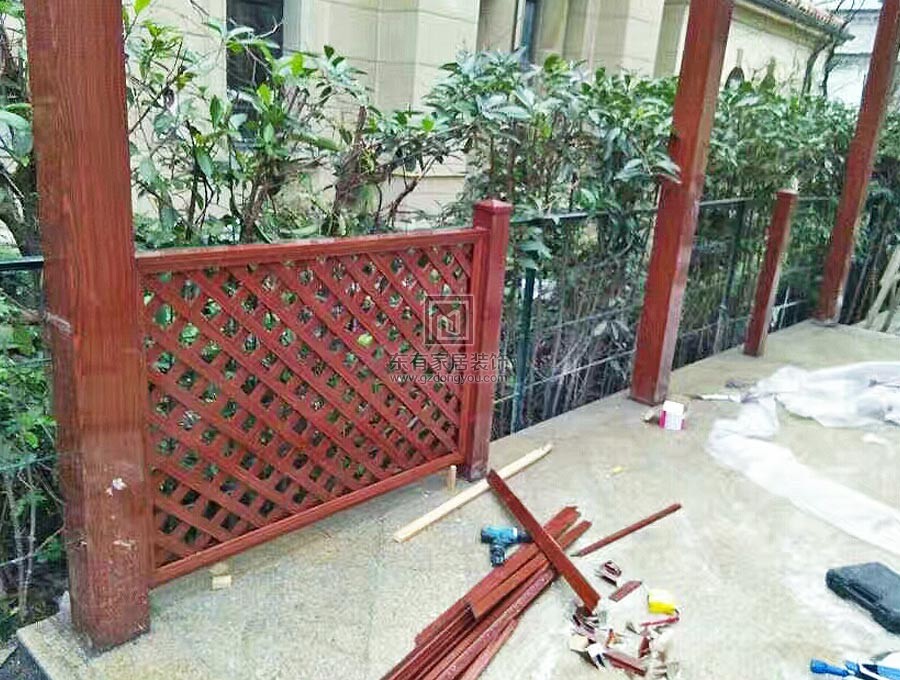 仿木鋁合金雨棚 YP-023