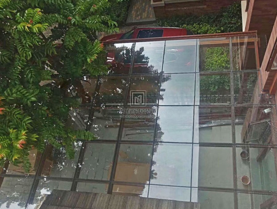 封陽臺+鋁合金玻璃雨棚 MC-146