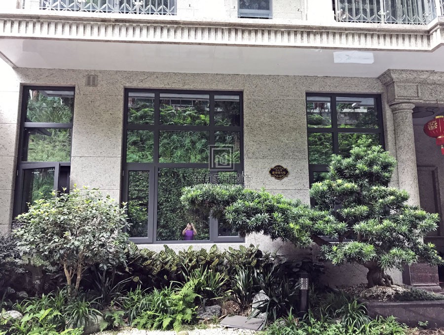 廣州白云堡錢小姐家停車雨棚和門窗安裝 YP-031