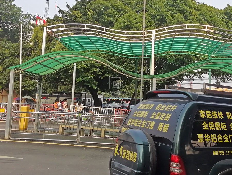 廣州長洲島雨棚 YP-008