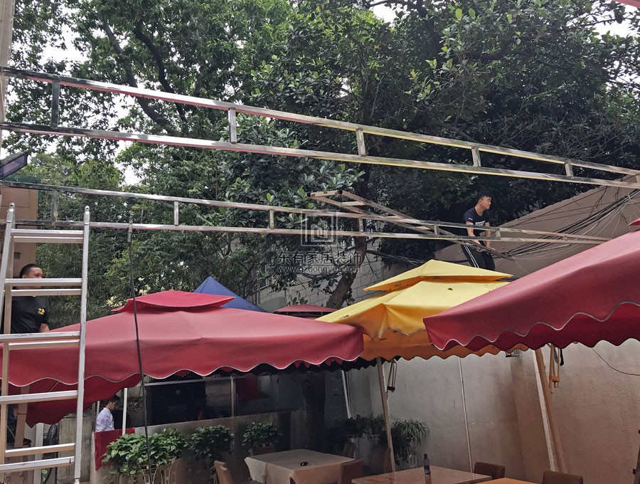 華僑新村徐先生不銹鋼雨棚 YP-035