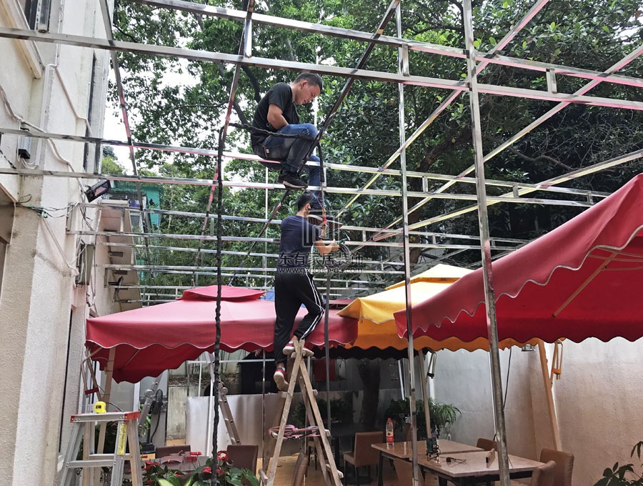 華僑新村徐先生不銹鋼雨棚 YP-035