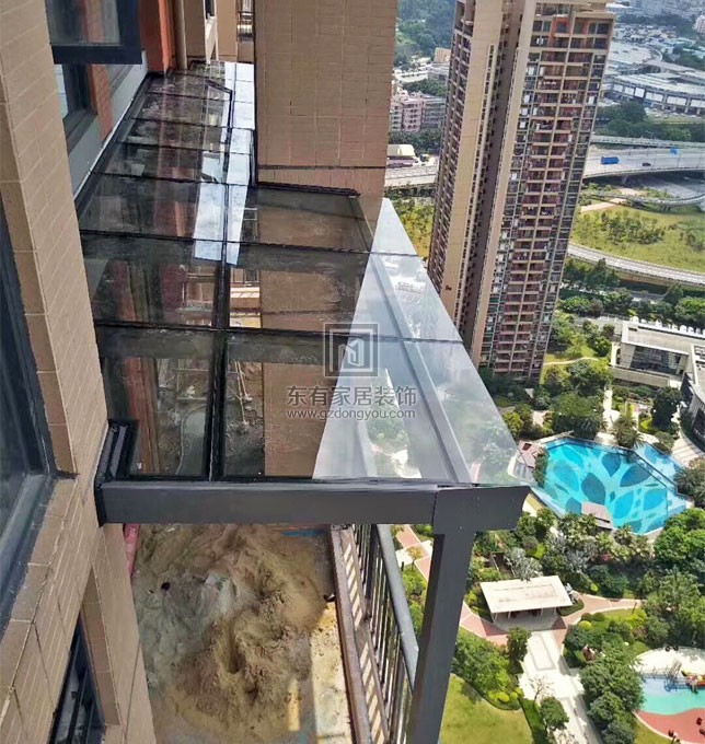黃埔區(qū)佳兆城市廣場諶小姐鋁合金雨棚 YP-021