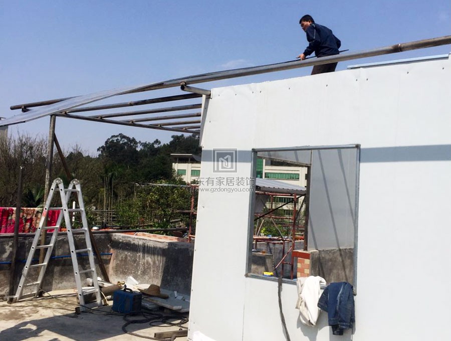 天臺搭建不銹鋼棚屋 YP-018