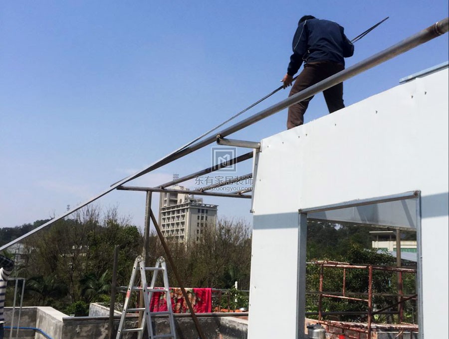 天臺搭建不銹鋼棚屋 YP-018
