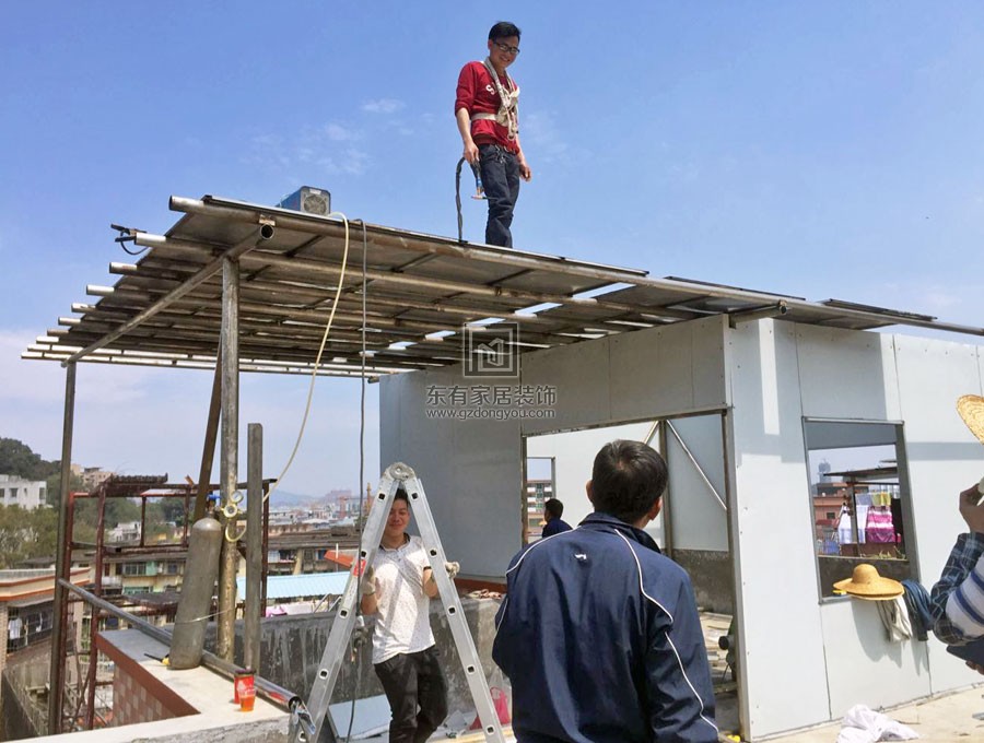 天臺搭建不銹鋼棚屋 YP-018