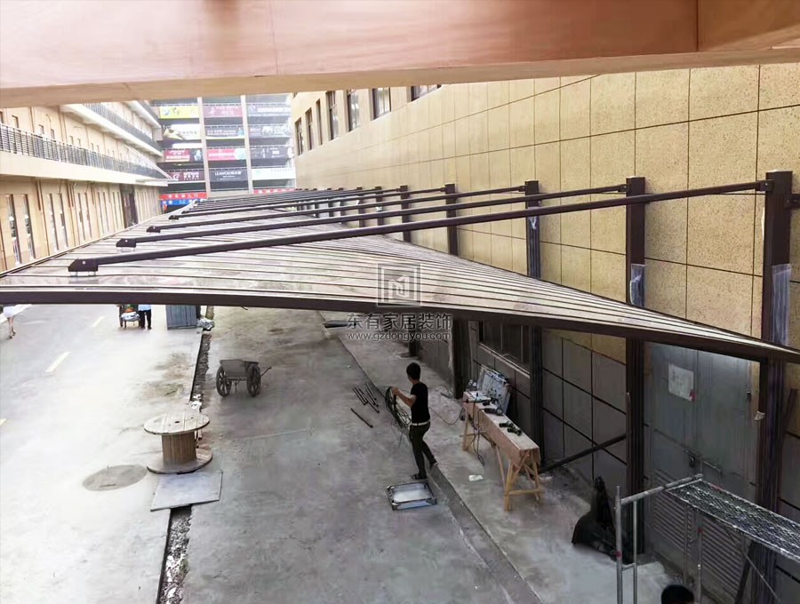 小區與商場停車場雨棚 YP-026