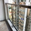 天河嘉寶華庭王先生陽臺不銹鋼玻璃欄桿 LG-076