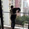 天河嘉寶華庭王先生陽臺不銹鋼玻璃欄桿 LG-076