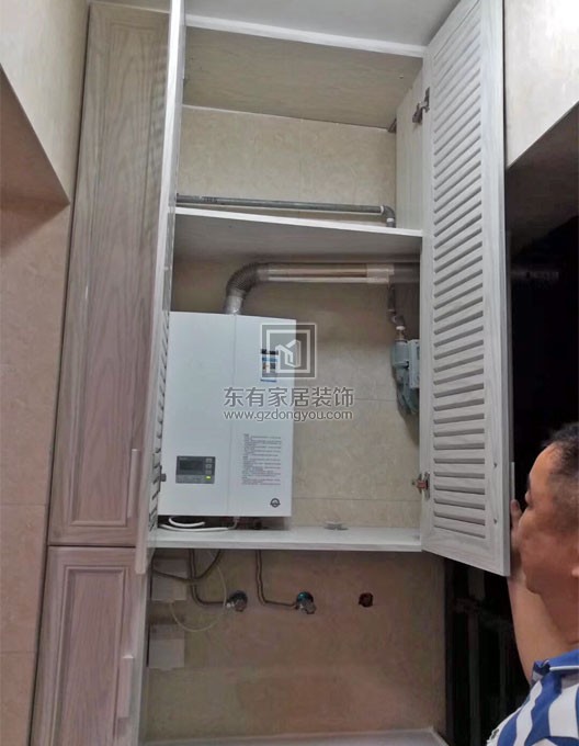 家裝陽臺鋁木紋洗衣機柜、洗手間柜、廚房柜YTG-001