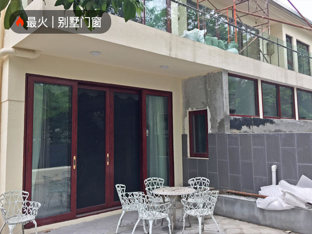 別墅重型提升推拉門（德國HOPO系統，三軌帶砂，中空隔音玻璃） MC-034