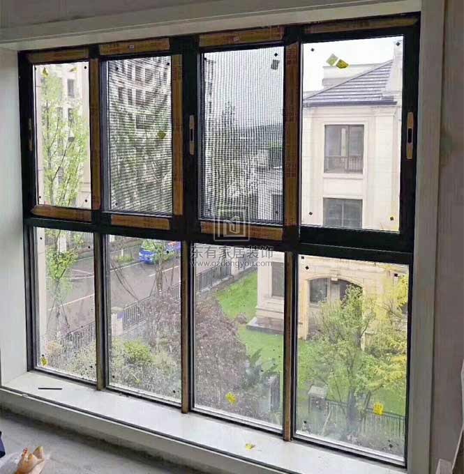 雅居樂富春山居全屋項目、鋁合金窗紗一體門窗、推拉門、隱形防盜網
