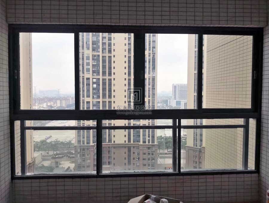 雅居樂富春山居全屋項目、鋁合金窗紗一體門窗、推拉門、隱形防盜網