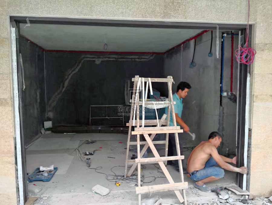雅居樂劍橋郡國際全屋門窗施工實拍