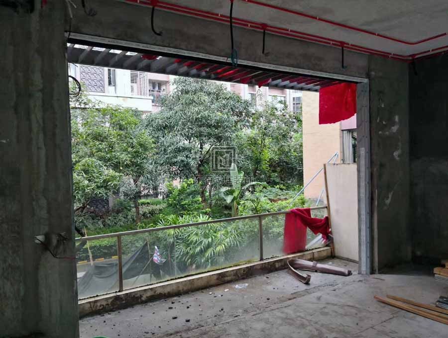 雅居樂劍橋郡國際全屋門窗施工實拍