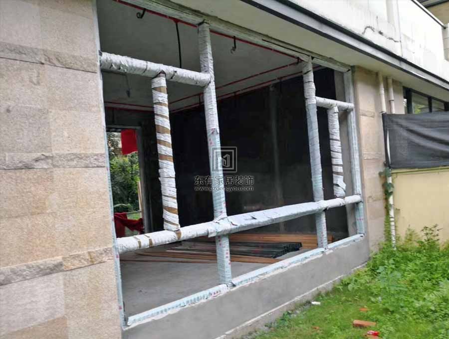 雅居樂劍橋郡國際全屋門窗施工實拍