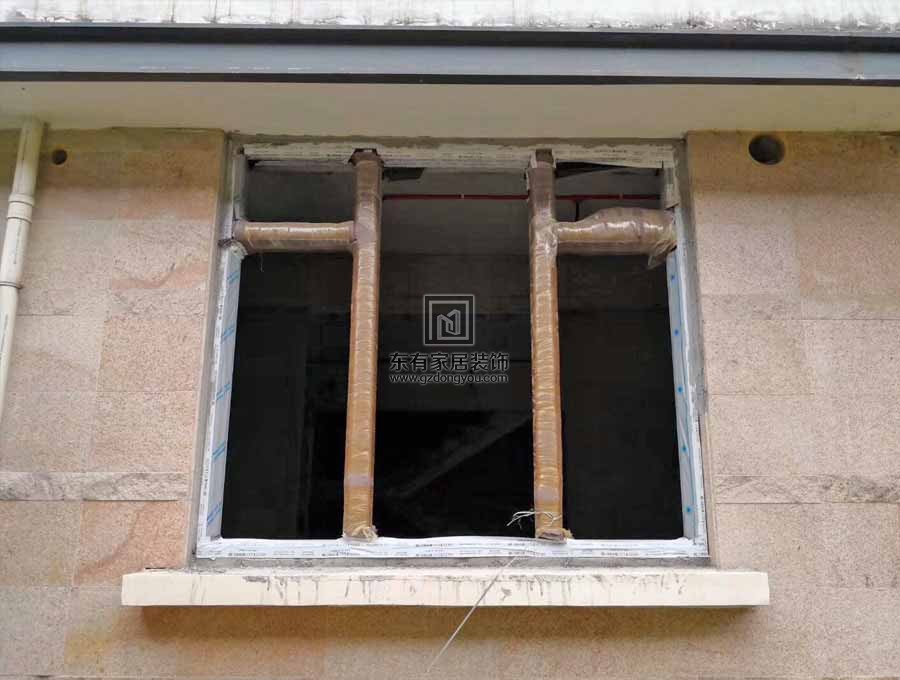 雅居樂劍橋郡國際全屋門窗施工實拍
