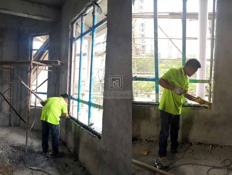 雅居樂劍橋郡國際全屋門窗施工實拍