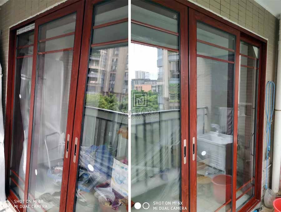 中海馨園雙色斷橋門窗全屋項目實拍
