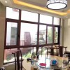 重型斷橋雙色平開窗（內(nèi)白，外木）