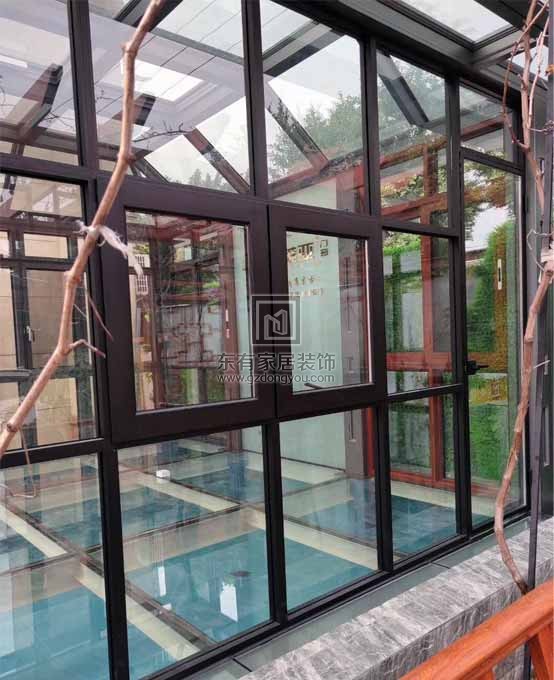 鋁合金玻璃雨棚、陽光板車棚