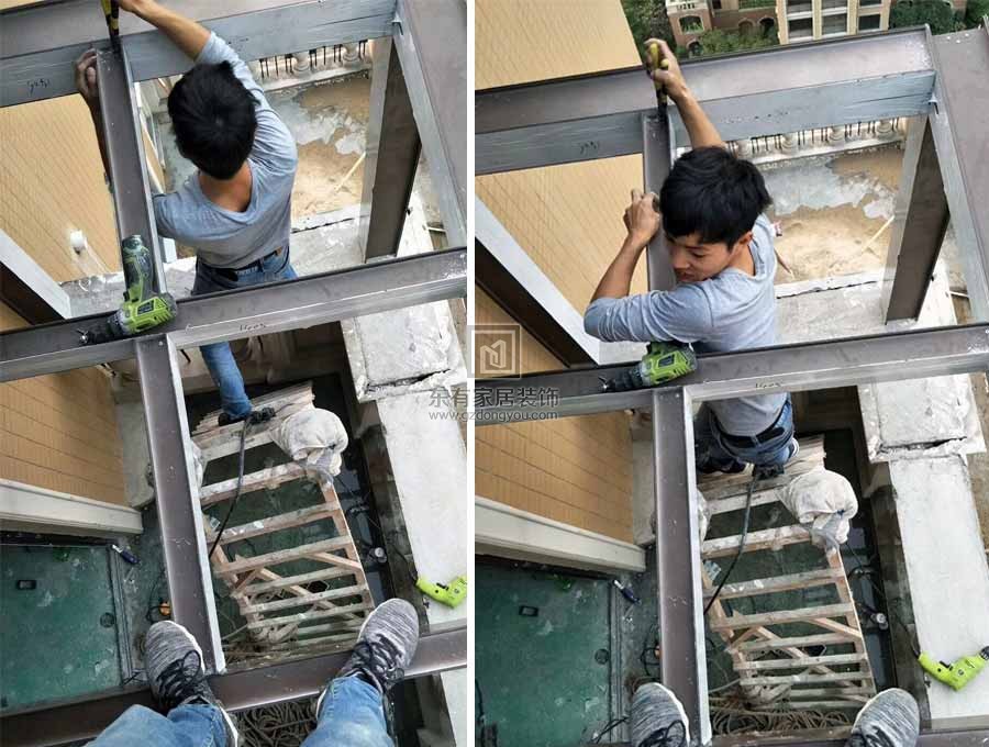 桐林別墅門窗，陽臺鋁合金雨棚