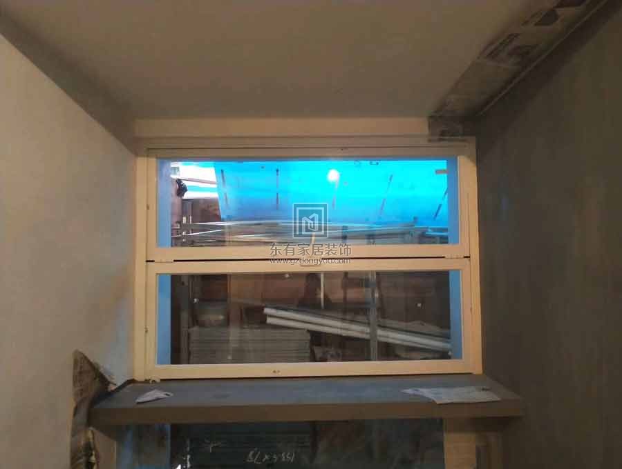 天河美景花園香檳色斷橋窗紗一體全屋項目實拍
