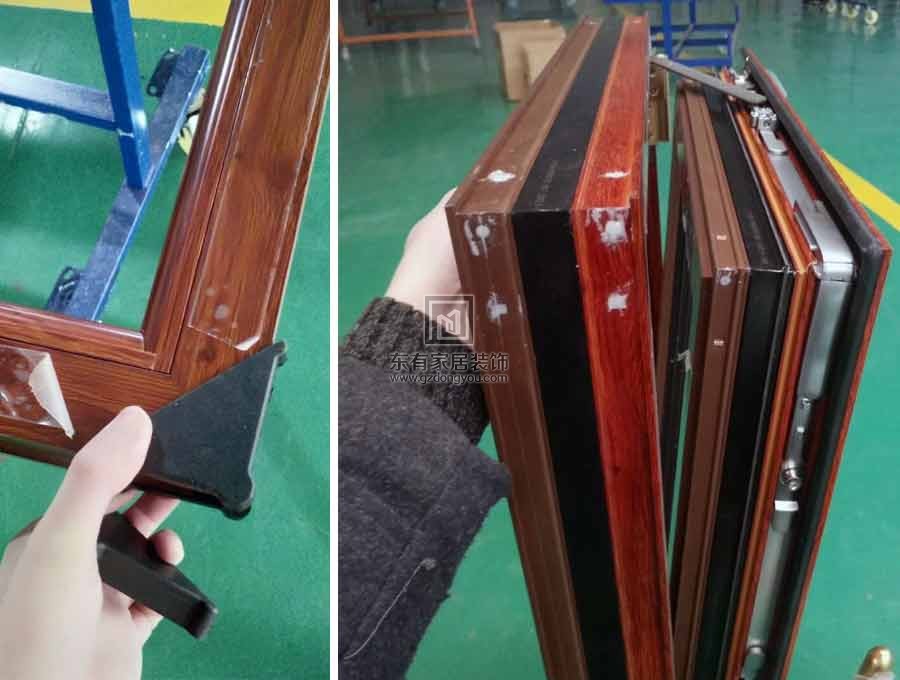 萬科天鵝灣左斷橋窗紗一體全屋門窗項目